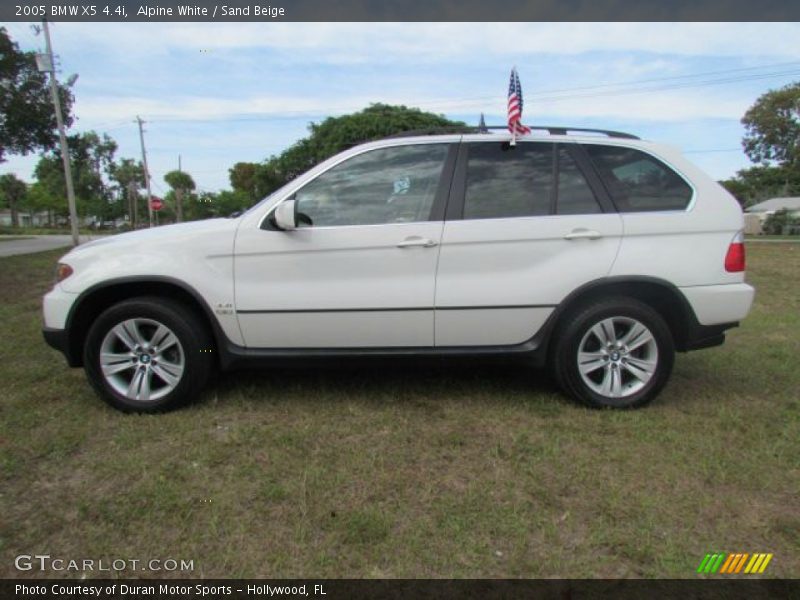  2005 X5 4.4i Alpine White