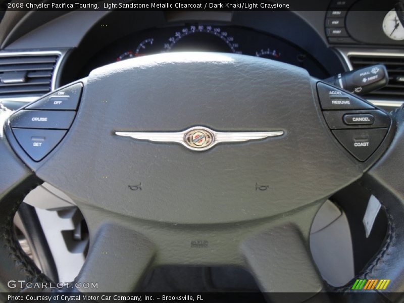 Light Sandstone Metallic Clearcoat / Dark Khaki/Light Graystone 2008 Chrysler Pacifica Touring