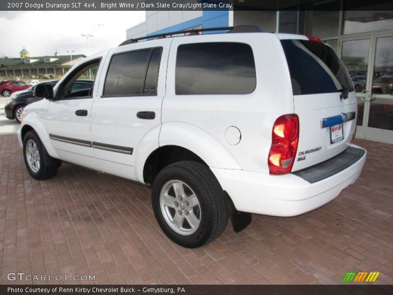 Bright White / Dark Slate Gray/Light Slate Gray 2007 Dodge Durango SLT 4x4
