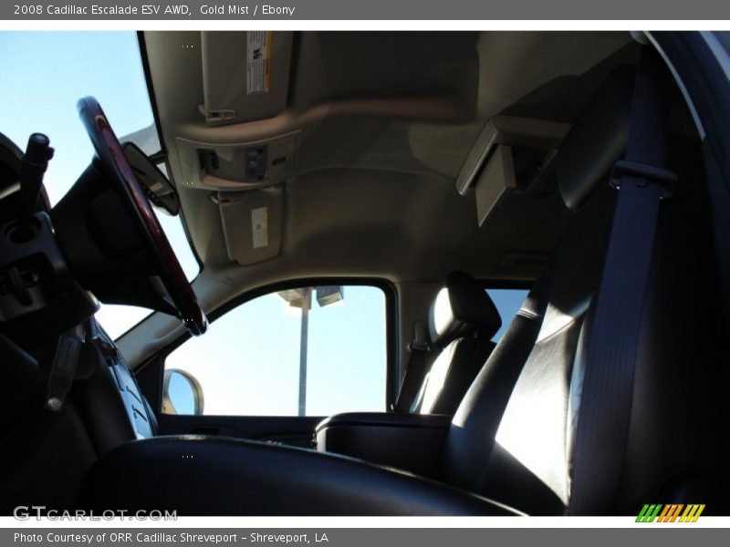 Gold Mist / Ebony 2008 Cadillac Escalade ESV AWD
