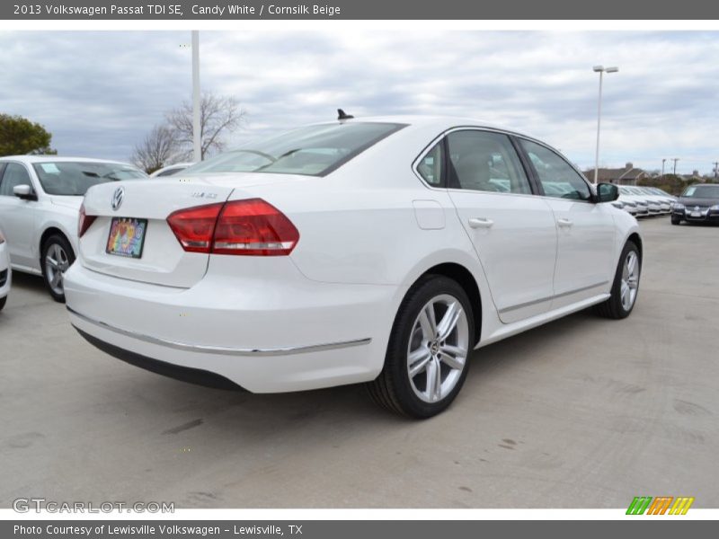 Candy White / Cornsilk Beige 2013 Volkswagen Passat TDI SE
