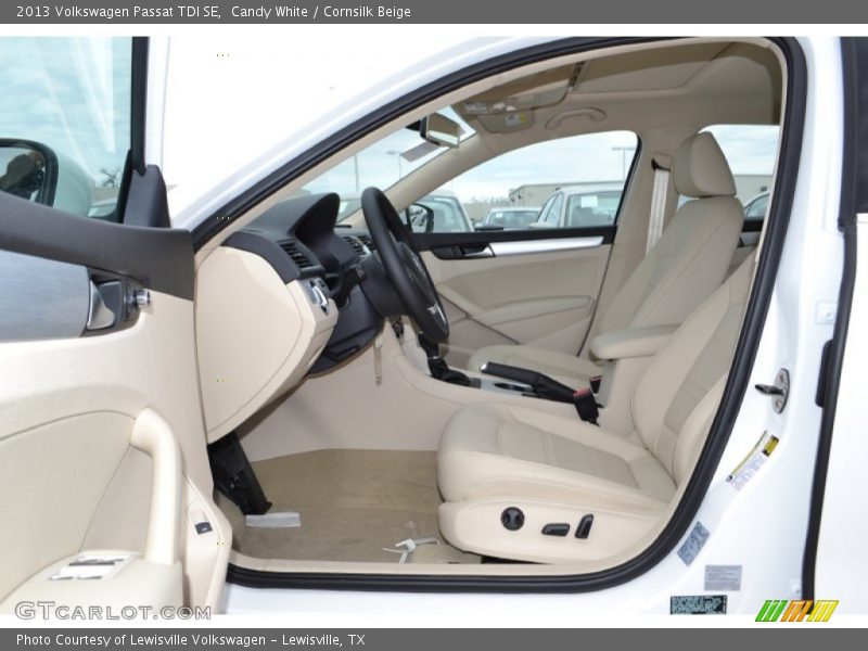 Candy White / Cornsilk Beige 2013 Volkswagen Passat TDI SE