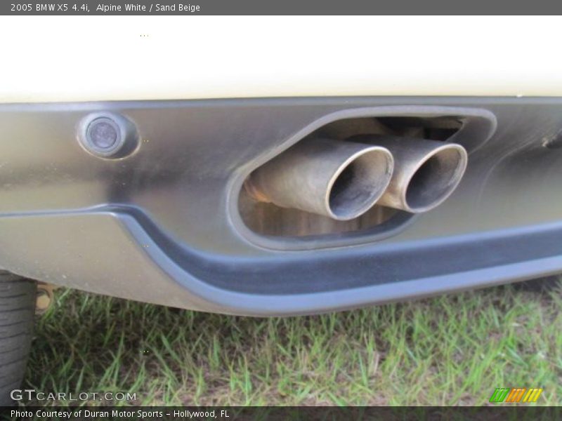 Exhaust of 2005 X5 4.4i