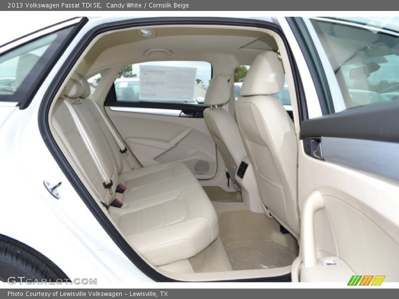Candy White / Cornsilk Beige 2013 Volkswagen Passat TDI SE