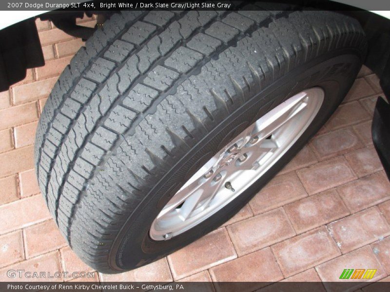 Bright White / Dark Slate Gray/Light Slate Gray 2007 Dodge Durango SLT 4x4