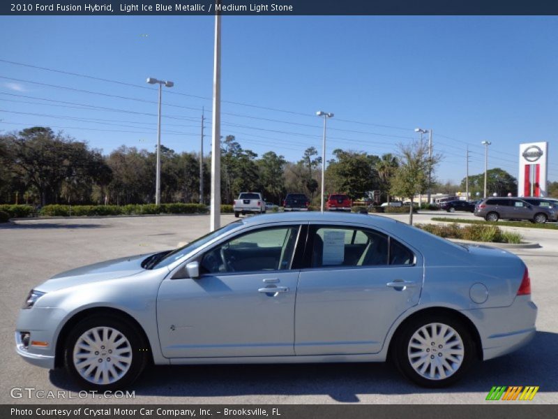  2010 Fusion Hybrid Light Ice Blue Metallic