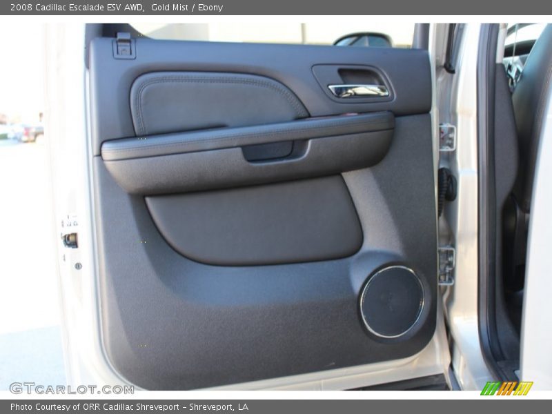 Gold Mist / Ebony 2008 Cadillac Escalade ESV AWD