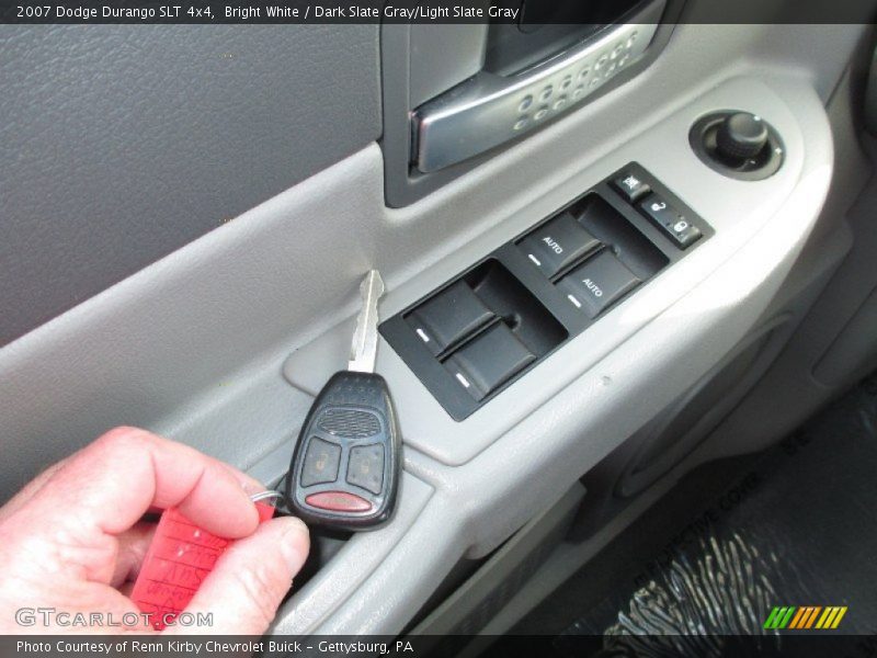 Bright White / Dark Slate Gray/Light Slate Gray 2007 Dodge Durango SLT 4x4