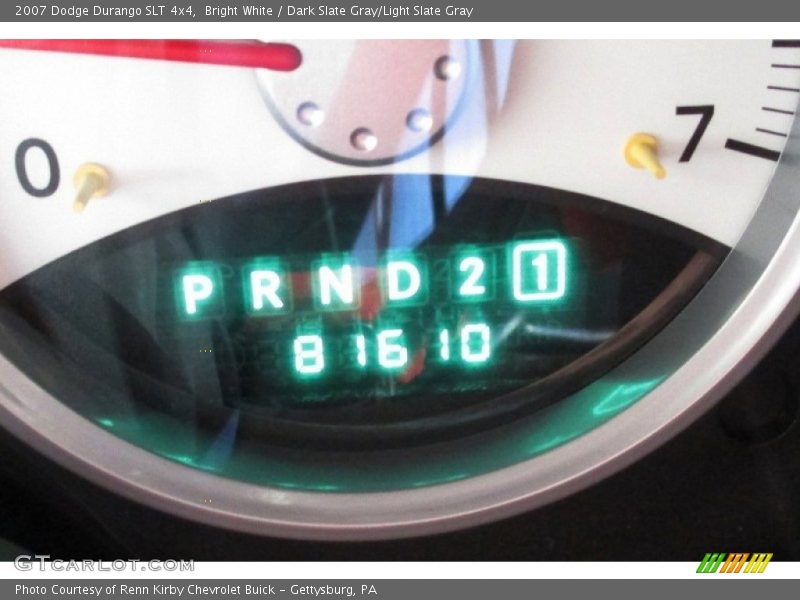 Bright White / Dark Slate Gray/Light Slate Gray 2007 Dodge Durango SLT 4x4