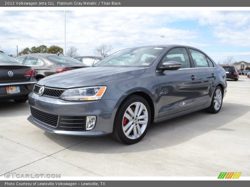 Platinum Gray Metallic / Titan Black 2013 Volkswagen Jetta GLI