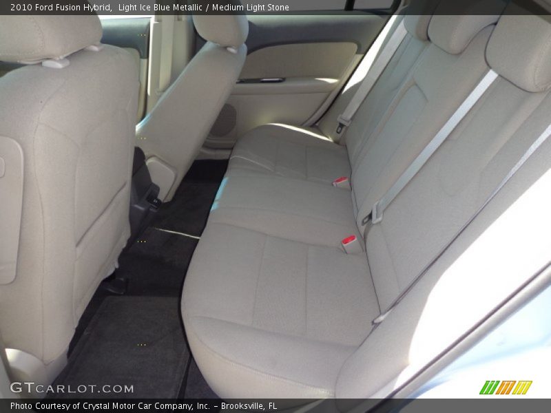 Rear Seat of 2010 Fusion Hybrid