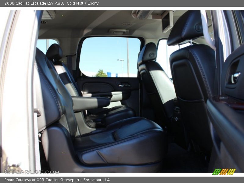 Gold Mist / Ebony 2008 Cadillac Escalade ESV AWD