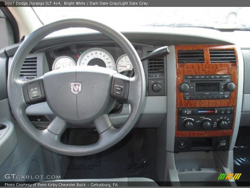 Bright White / Dark Slate Gray/Light Slate Gray 2007 Dodge Durango SLT 4x4