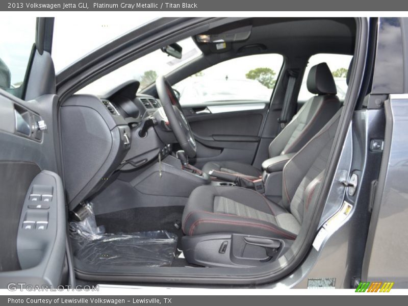 Platinum Gray Metallic / Titan Black 2013 Volkswagen Jetta GLI