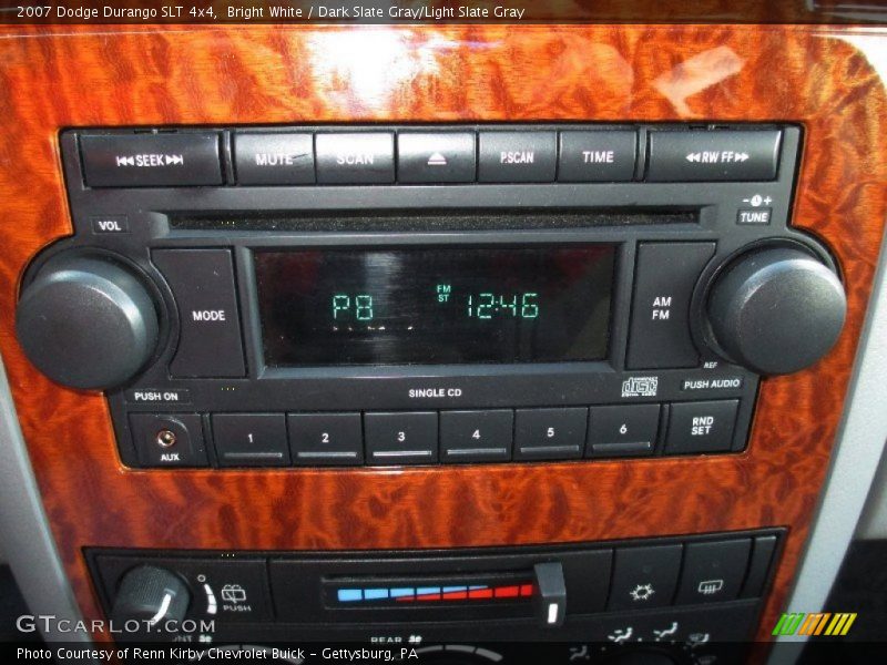Bright White / Dark Slate Gray/Light Slate Gray 2007 Dodge Durango SLT 4x4