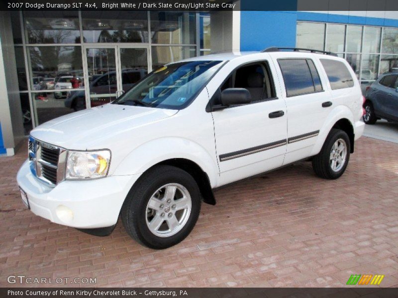 Bright White / Dark Slate Gray/Light Slate Gray 2007 Dodge Durango SLT 4x4