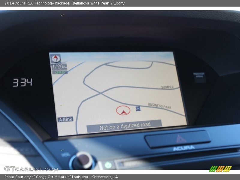 Navigation of 2014 RLX Technology Package