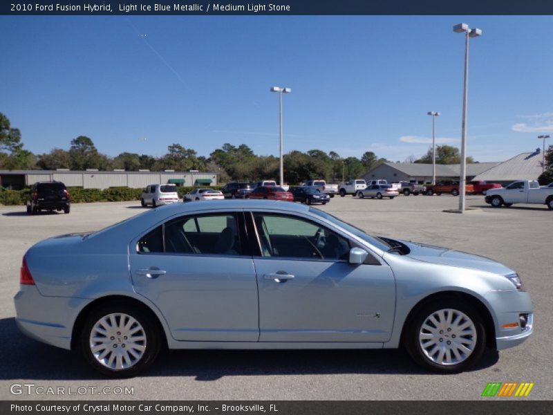 Light Ice Blue Metallic / Medium Light Stone 2010 Ford Fusion Hybrid