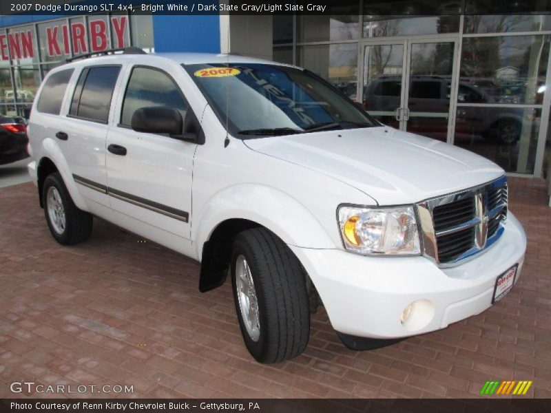 Bright White / Dark Slate Gray/Light Slate Gray 2007 Dodge Durango SLT 4x4