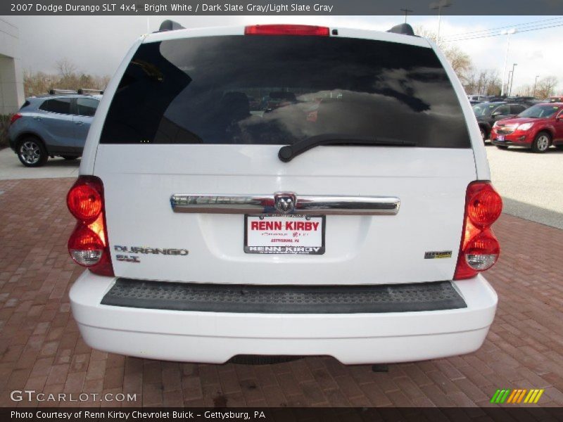 Bright White / Dark Slate Gray/Light Slate Gray 2007 Dodge Durango SLT 4x4