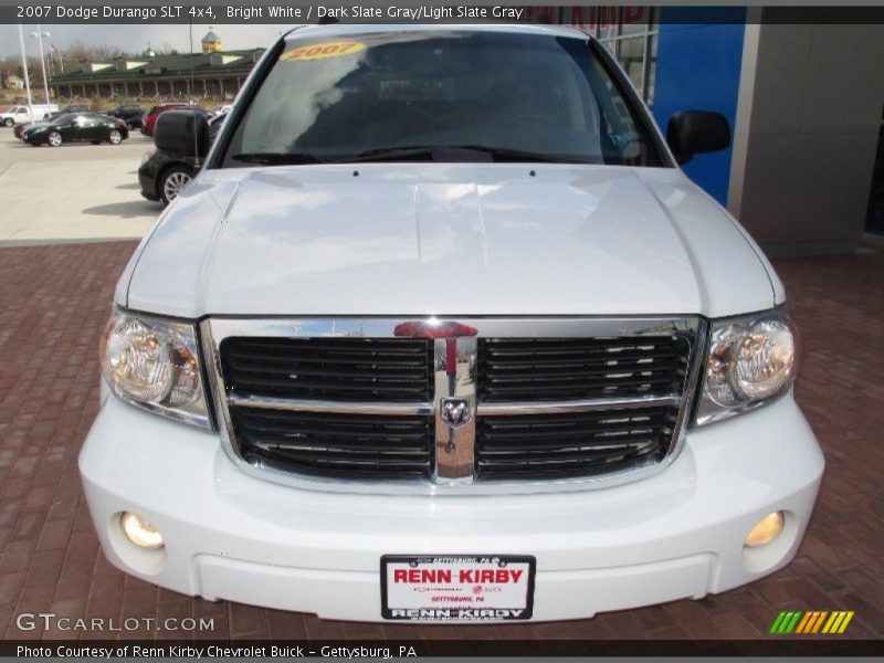 Bright White / Dark Slate Gray/Light Slate Gray 2007 Dodge Durango SLT 4x4