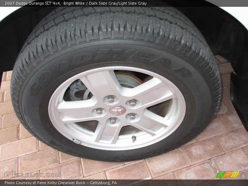 Bright White / Dark Slate Gray/Light Slate Gray 2007 Dodge Durango SLT 4x4