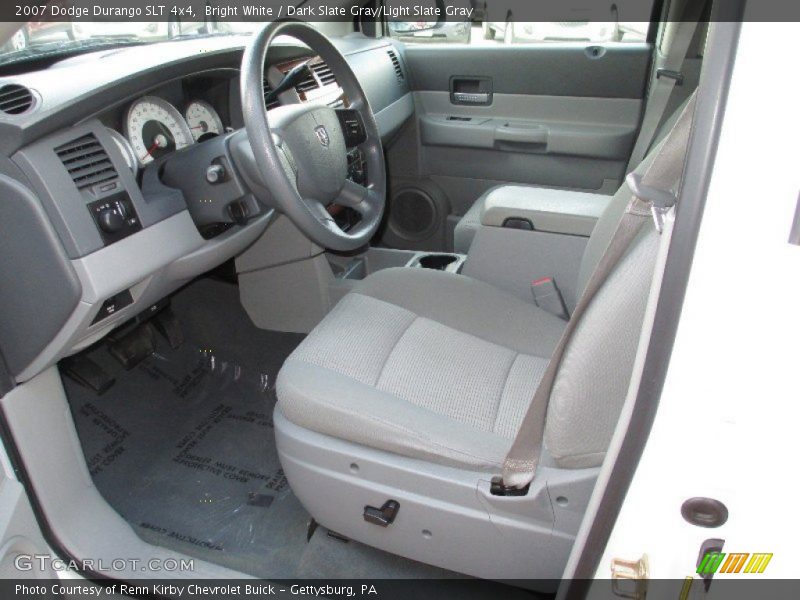 Bright White / Dark Slate Gray/Light Slate Gray 2007 Dodge Durango SLT 4x4