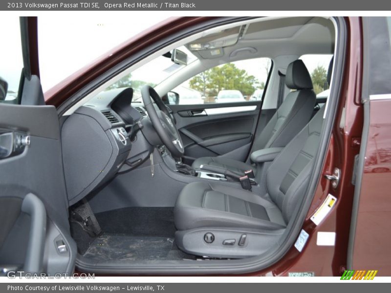 Opera Red Metallic / Titan Black 2013 Volkswagen Passat TDI SE