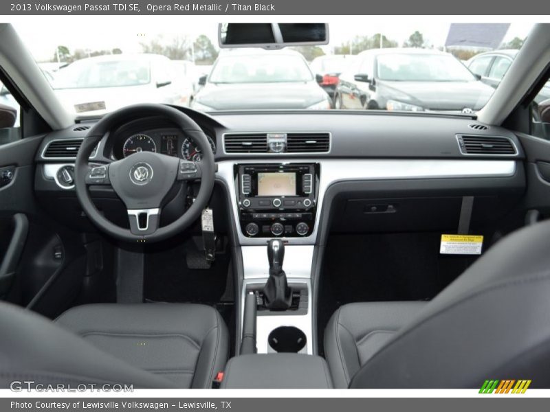 Opera Red Metallic / Titan Black 2013 Volkswagen Passat TDI SE