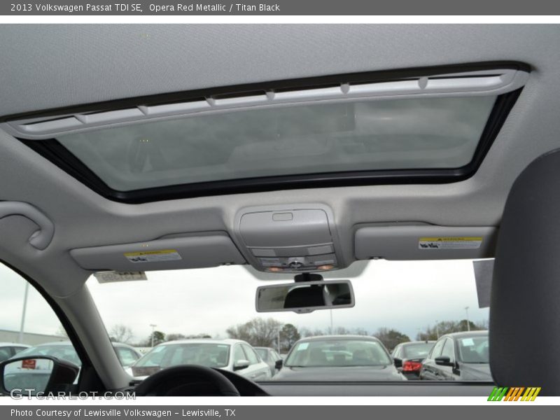 Opera Red Metallic / Titan Black 2013 Volkswagen Passat TDI SE