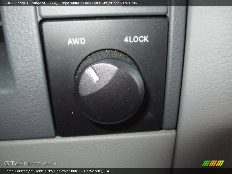 Bright White / Dark Slate Gray/Light Slate Gray 2007 Dodge Durango SLT 4x4