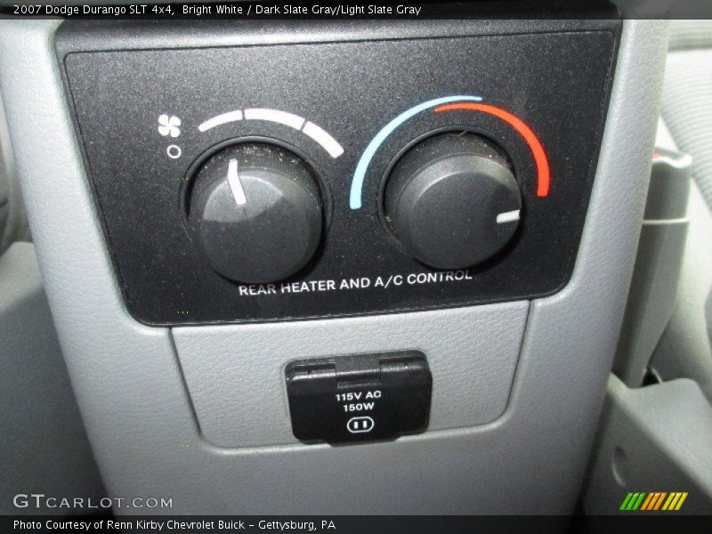 Bright White / Dark Slate Gray/Light Slate Gray 2007 Dodge Durango SLT 4x4