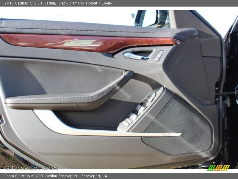 Black Diamond Tricoat / Ebony 2013 Cadillac CTS 3.6 Sedan