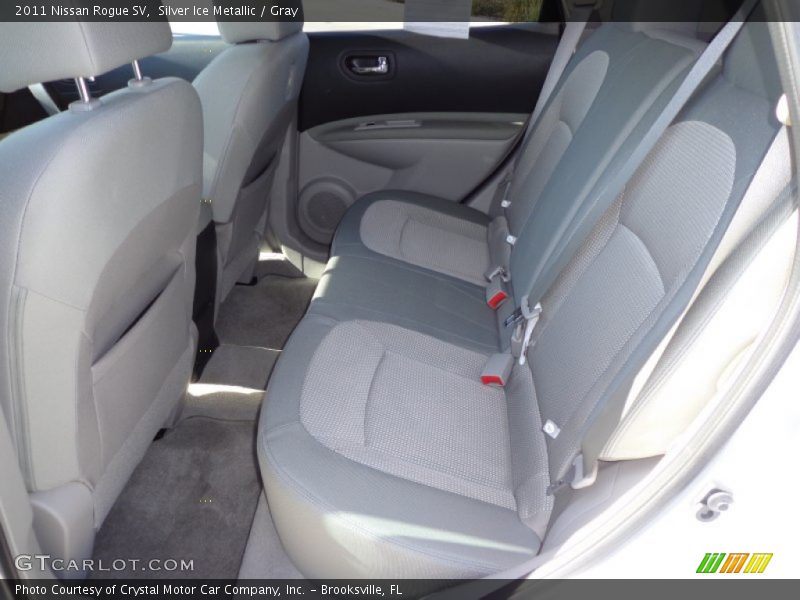 Silver Ice Metallic / Gray 2011 Nissan Rogue SV