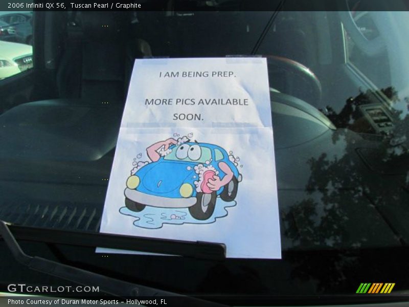 Tuscan Pearl / Graphite 2006 Infiniti QX 56
