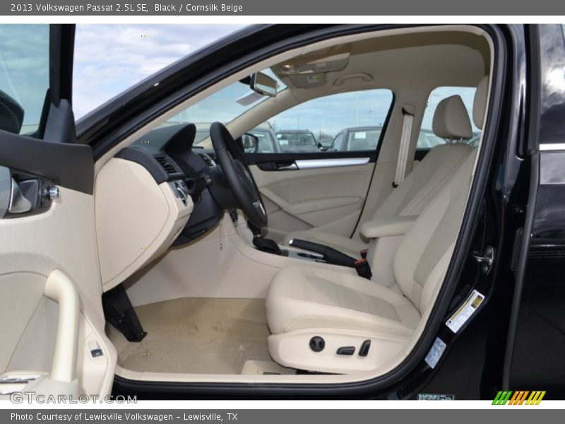 Black / Cornsilk Beige 2013 Volkswagen Passat 2.5L SE