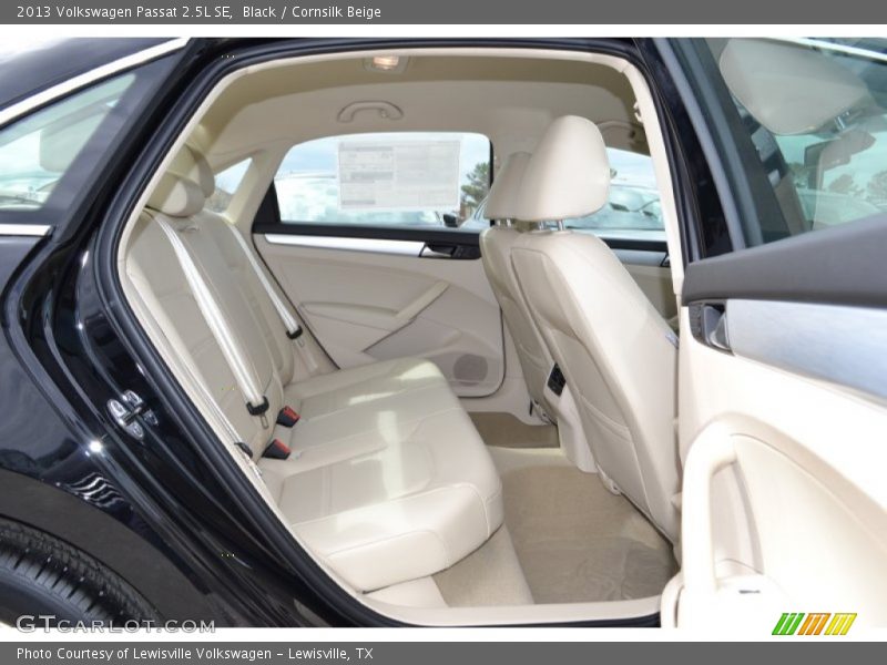Black / Cornsilk Beige 2013 Volkswagen Passat 2.5L SE