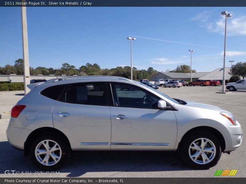 Silver Ice Metallic / Gray 2011 Nissan Rogue SV