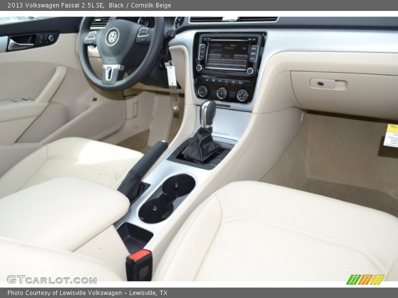 Black / Cornsilk Beige 2013 Volkswagen Passat 2.5L SE