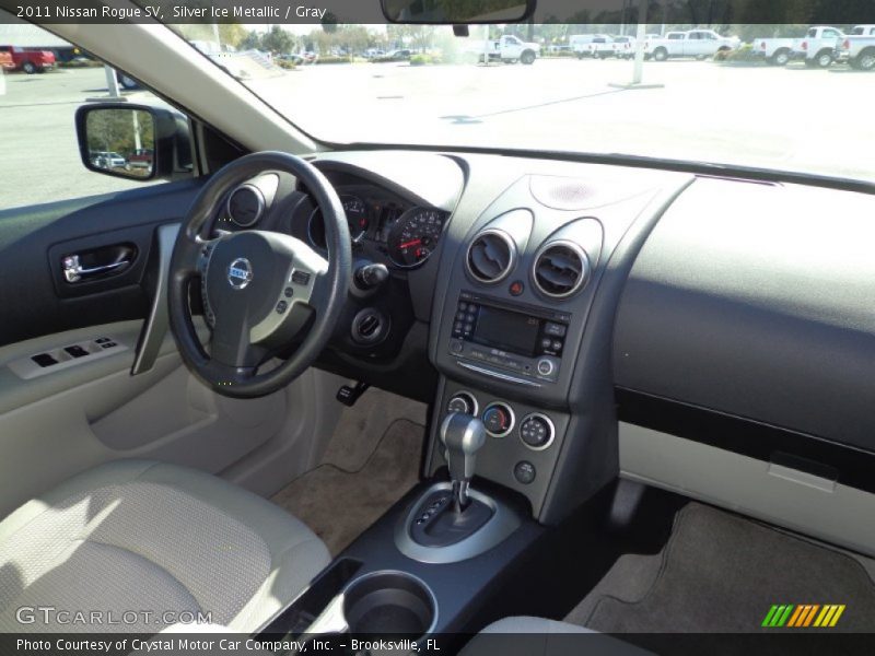 Silver Ice Metallic / Gray 2011 Nissan Rogue SV