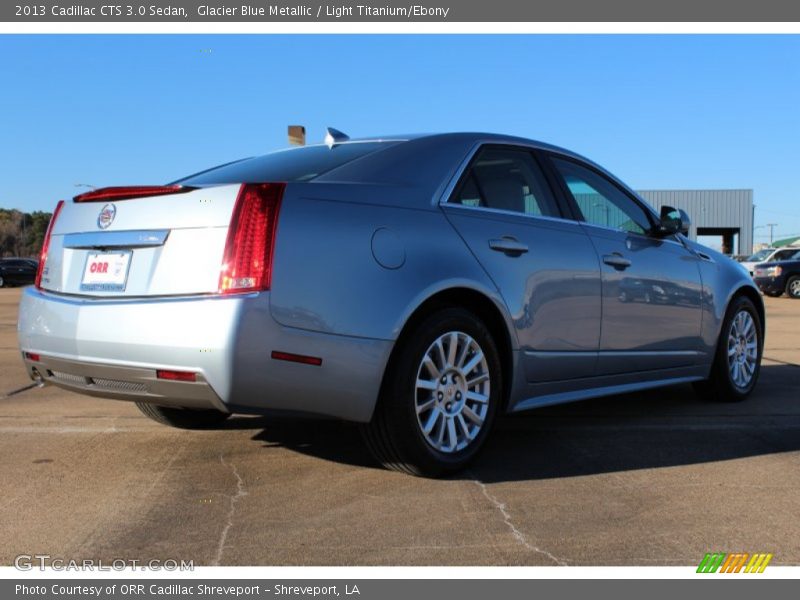 Glacier Blue Metallic / Light Titanium/Ebony 2013 Cadillac CTS 3.0 Sedan