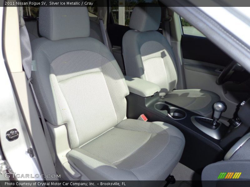 Silver Ice Metallic / Gray 2011 Nissan Rogue SV