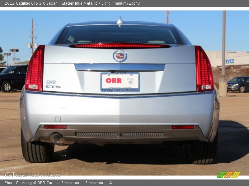Glacier Blue Metallic / Light Titanium/Ebony 2013 Cadillac CTS 3.0 Sedan