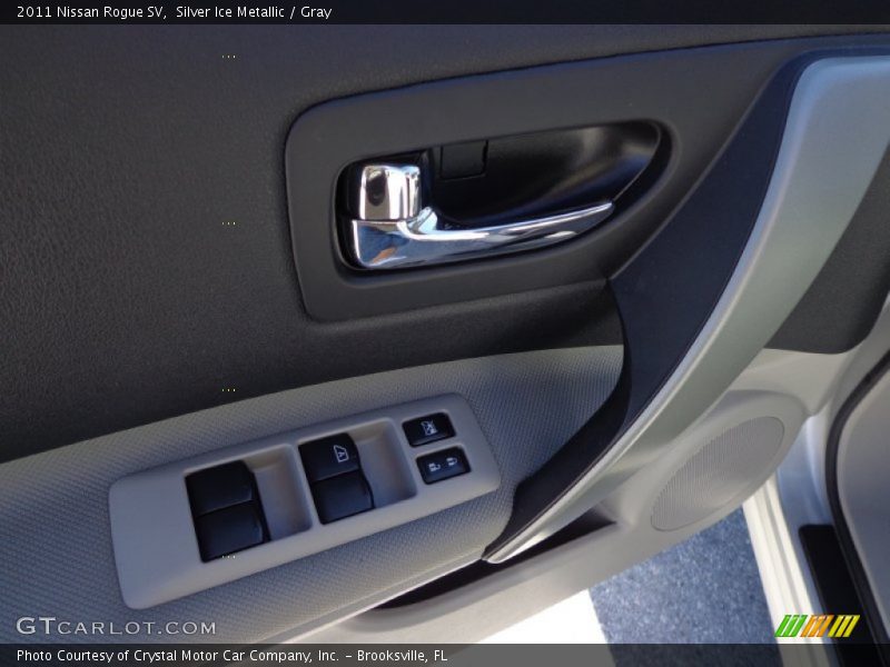Silver Ice Metallic / Gray 2011 Nissan Rogue SV