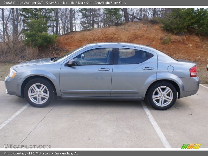 Silver Steel Metallic / Dark Slate Gray/Light Slate Gray 2008 Dodge Avenger SXT