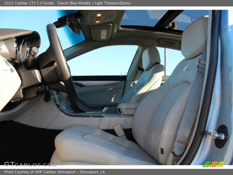 Glacier Blue Metallic / Light Titanium/Ebony 2013 Cadillac CTS 3.0 Sedan