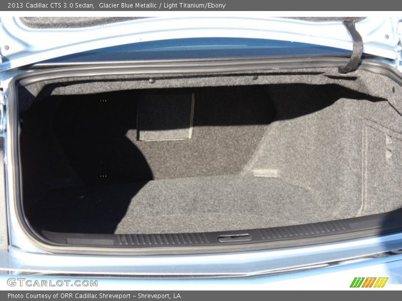 Glacier Blue Metallic / Light Titanium/Ebony 2013 Cadillac CTS 3.0 Sedan
