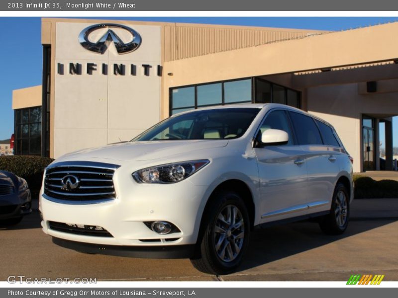 Moonlight White / Wheat 2013 Infiniti JX 35