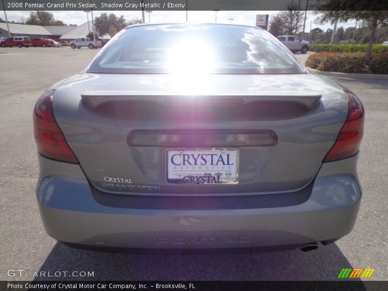 Shadow Gray Metallic / Ebony 2008 Pontiac Grand Prix Sedan