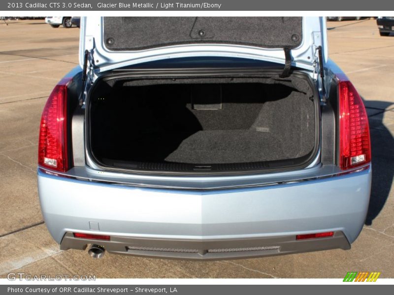 Glacier Blue Metallic / Light Titanium/Ebony 2013 Cadillac CTS 3.0 Sedan